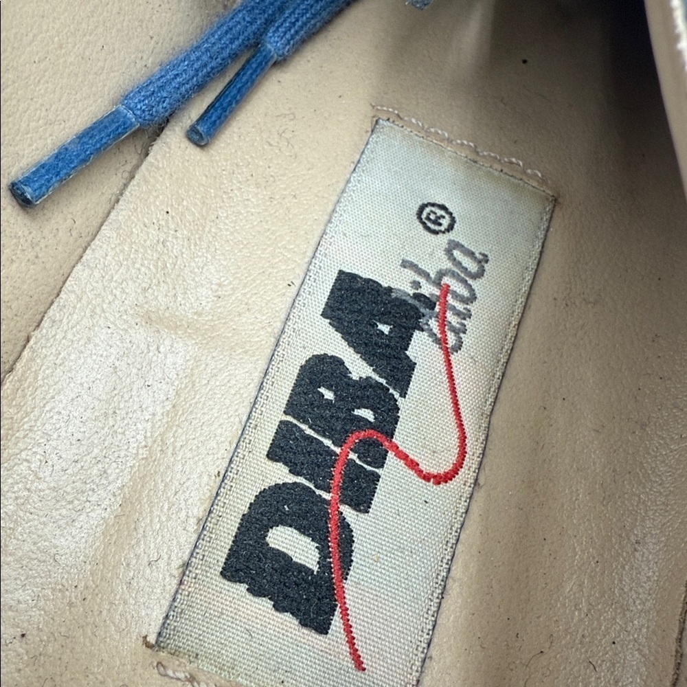 Vintage Diba women Navy Oxfords shoe lace up suede 9.5 Y2K office casual retro - Picture 5 of 11